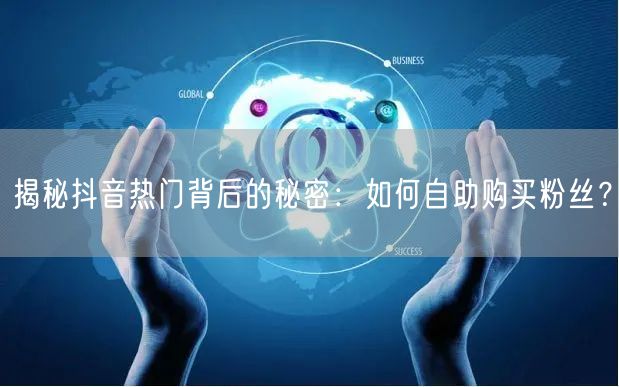 揭秘抖音热门背后的秘密：如何自助购买粉丝？