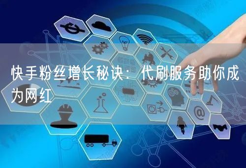 快手粉丝增长秘诀:代刷服务助你成为网红