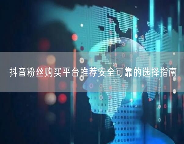 抖音粉丝购买平台推荐安全可靠的选择指南