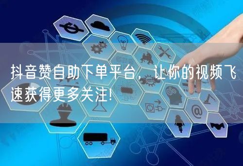 抖音赞自助下单平台,让你的视频飞速获得更多关注!