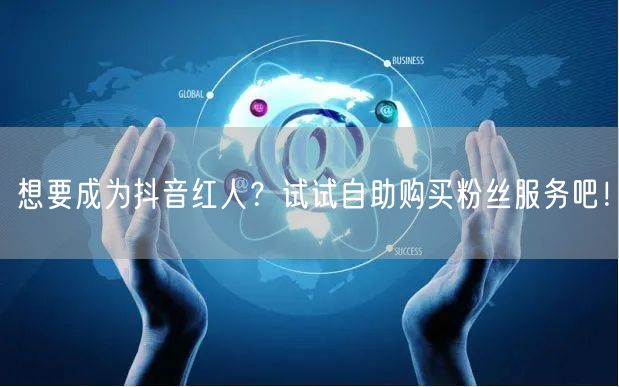 想要成为抖音红人？试试自助购买粉丝服务吧！