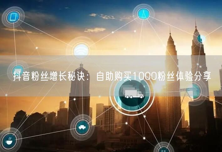抖音粉丝增长秘诀：自助购买1000粉丝体验分享