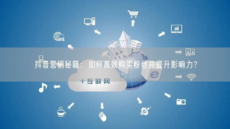抖音营销秘籍:如何高效购买粉丝并提升影响力?