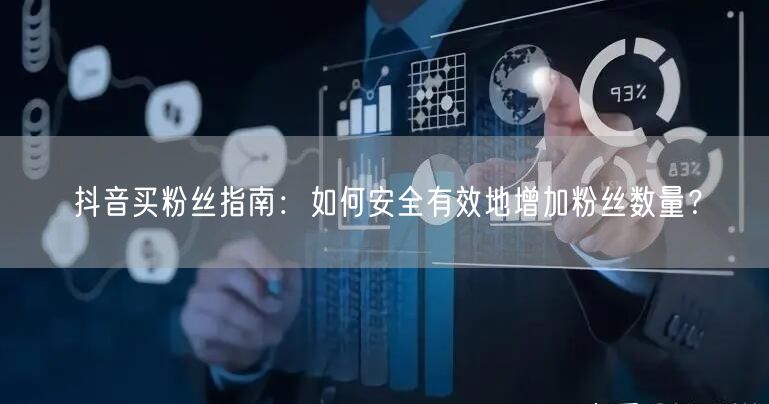 抖音买粉丝指南：如何安全有效地增加粉丝数量？