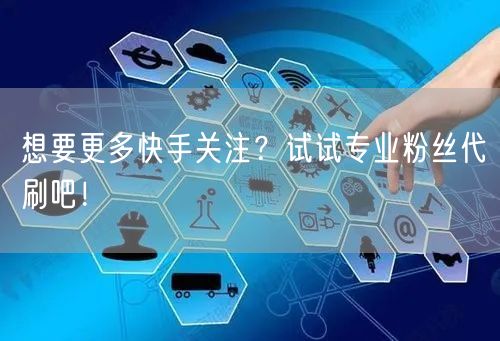 想要更多快手关注？试试专业粉丝代刷吧！