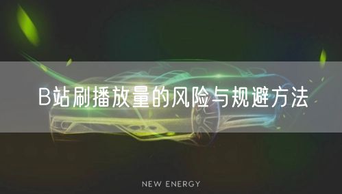 B站刷播放量的风险与规避方法