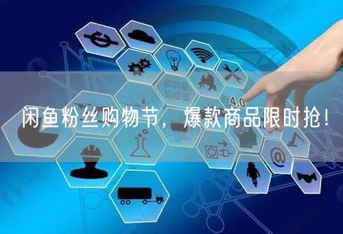 闲鱼粉丝购物节，爆款商品限时抢！