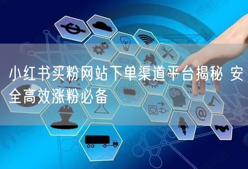 小红书买粉网站下单渠道平台揭秘 安全高效涨粉必备