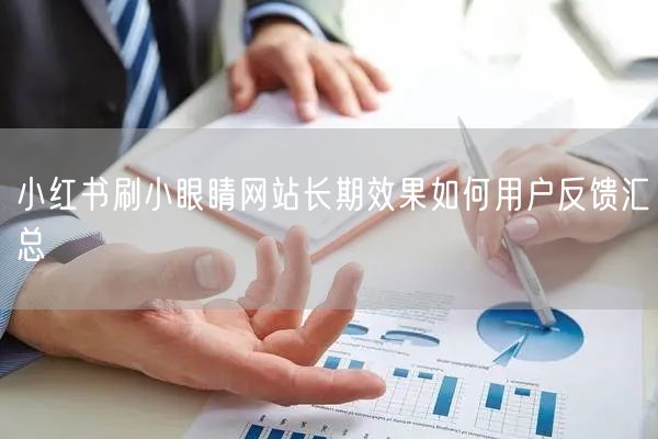 小红书刷小眼睛网站长期效果如何用户反馈汇总