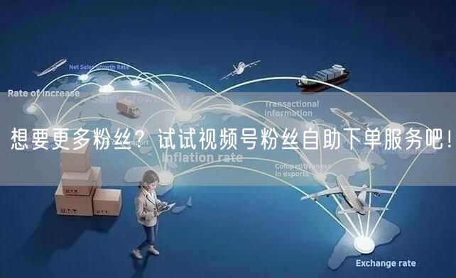 想要更多粉丝?试试视频号粉丝自助下单服务吧!
