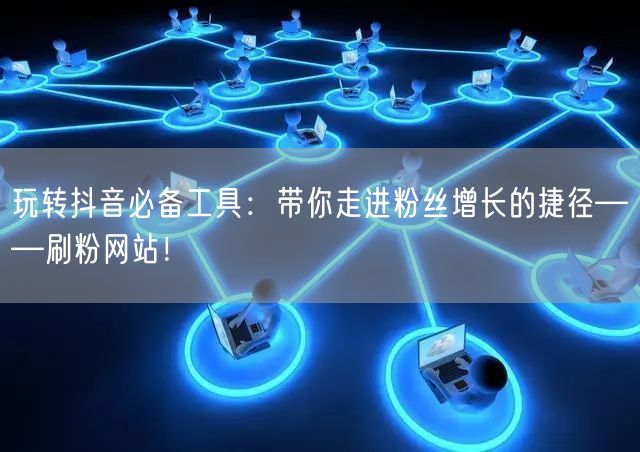 玩转抖音必备工具：带你走进粉丝增长的捷径——刷粉网站！
