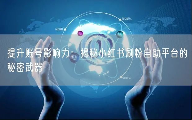 提升账号影响力：揭秘小红书刷粉自助平台的秘密武器
