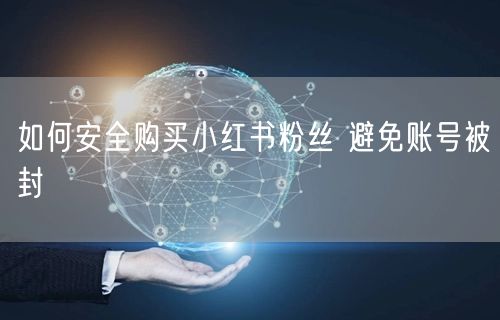 如何安全购买小红书粉丝 避免账号被封