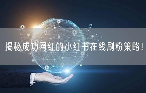 揭秘成功网红的小红书在线刷粉策略！